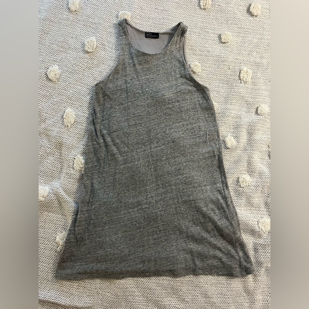 GAP Light Gray Linen Blend Summer Dress